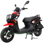 X-PRO Lanai 150cc Moped Scooter with 12" Aluminum Wheels, Electric/Kick Start, Dual Headlights and Tail Lights!