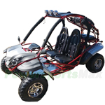GK-W009 200cc Go Kart with Automatic Transmission w/Reverse, Roof Lights! Big 21"/22" Wheels! Free Sparetire!
