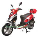 MC-G004 150cc Urban Sports Moped Scooter with 12" Wheels, Electric / Kick Start! Rear Trunk!