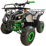 X-PRO 125cc ATV with Automatic Transmission w/Reverse, LED Headlights, Remote Control, Big 16" Tires!