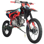 X-PRO Storm 150 Dirt Bike with 4-Speed Manual Transmission, Electric/Kick Start, Big 19"/16" Tires!