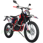 Fully Assembled and Tested! X-PRO Titan 250 DLX 250cc Dirt Bike with All Lights and 5-Speed Manual Transmission,  Electric/Kick Start! Big 21"/18" Wheels! Zongshen Brand Engine!