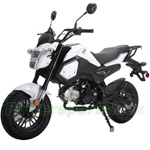 X-PRO 125cc Vader Motorcycle with Manual Transmission, Electric Start! Dual Headlights! Big 12" Wheels!